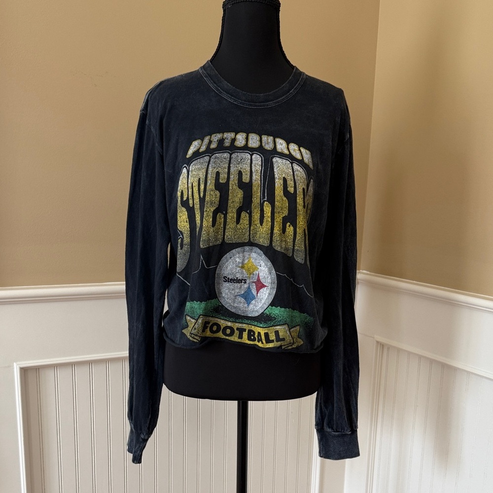Steelers : Dark Blue Long Sleeve Shirt